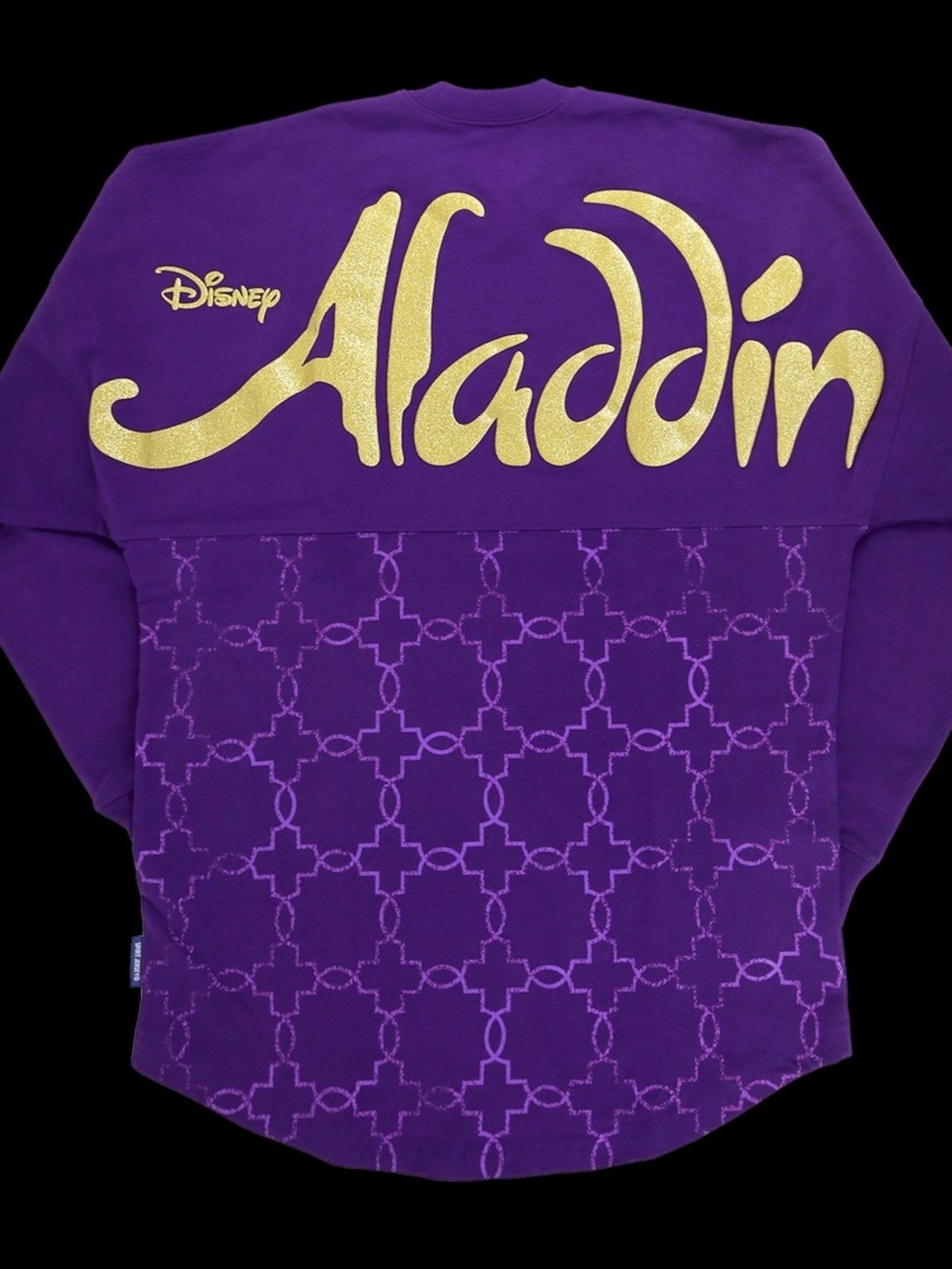 Disney Broadway Purple & Gold Aladdin Crewneck Spirit Jersey